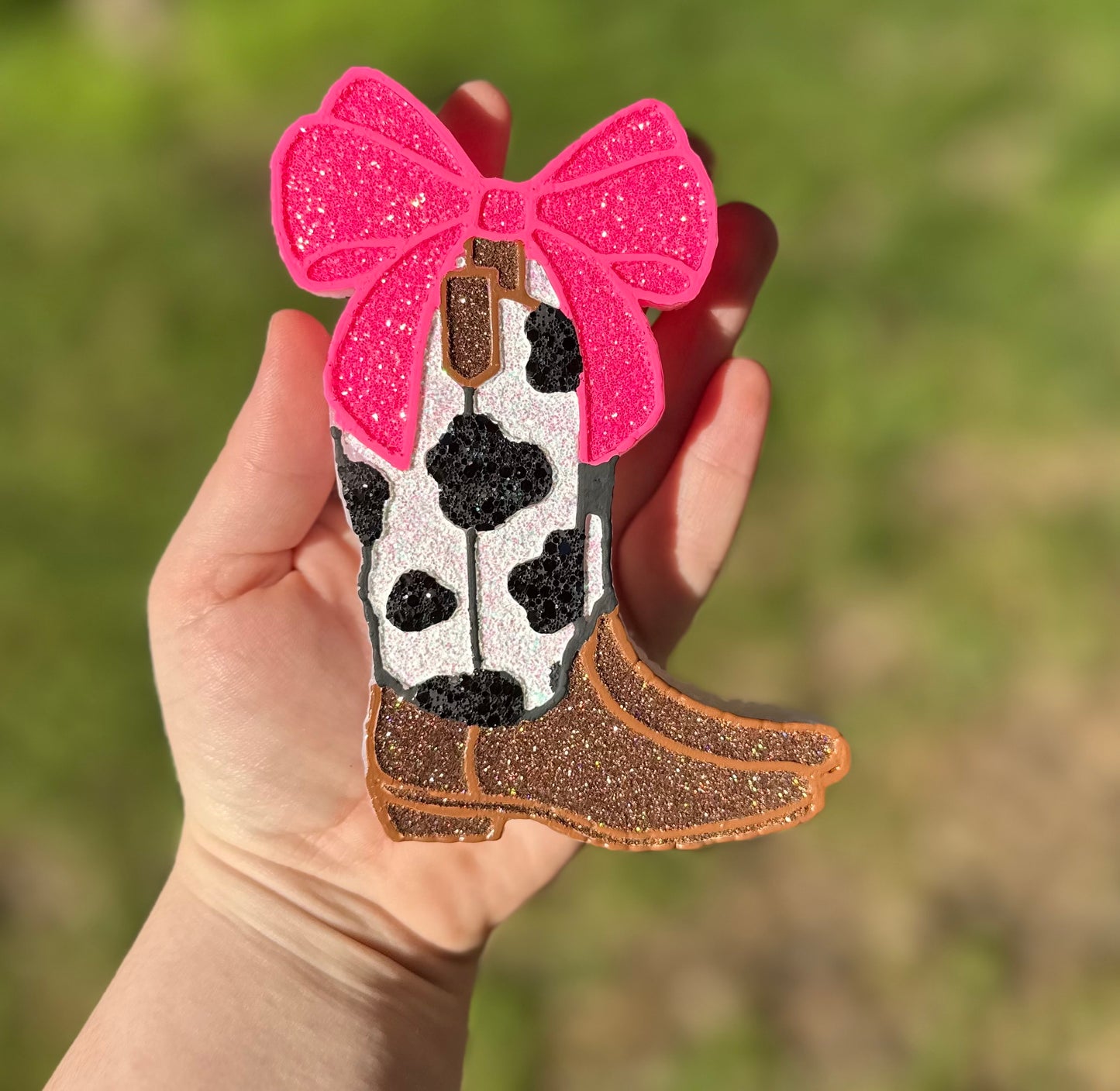 Cow Print Boots