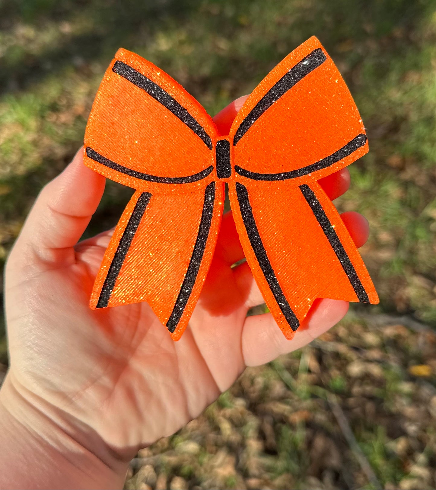 RTS- Cheer Bow (Orange)