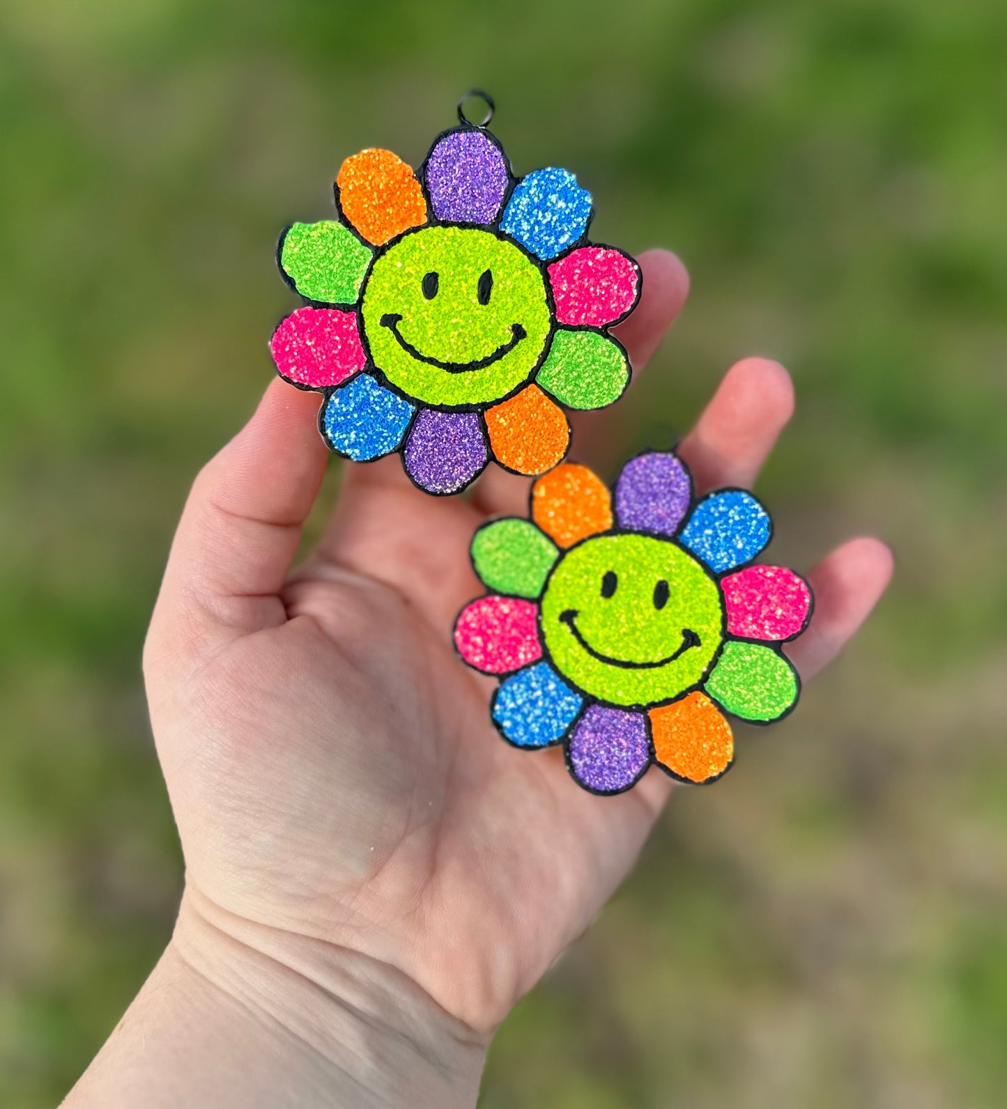 Smiley Daisy Vent Clips
