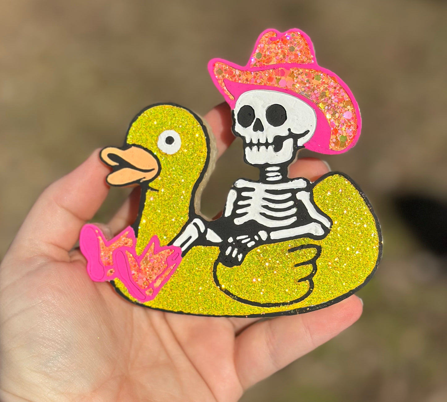 RTS- Skelly Duck (Pink)