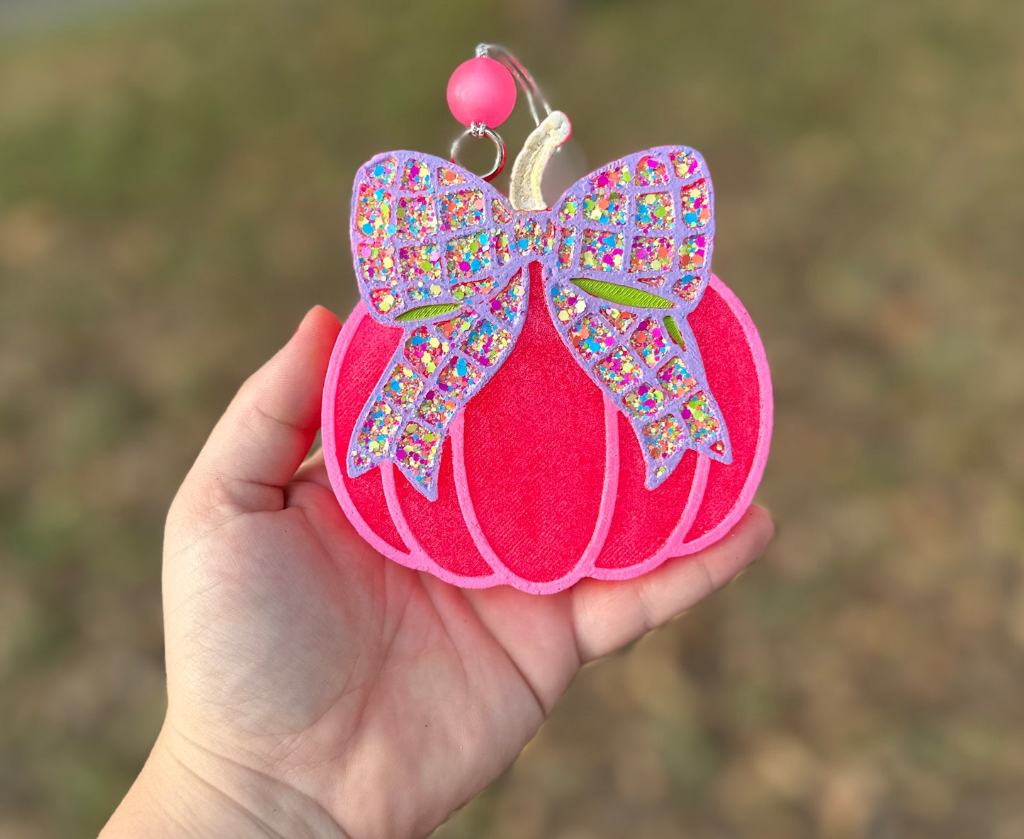 Disco Bow Pumpkin