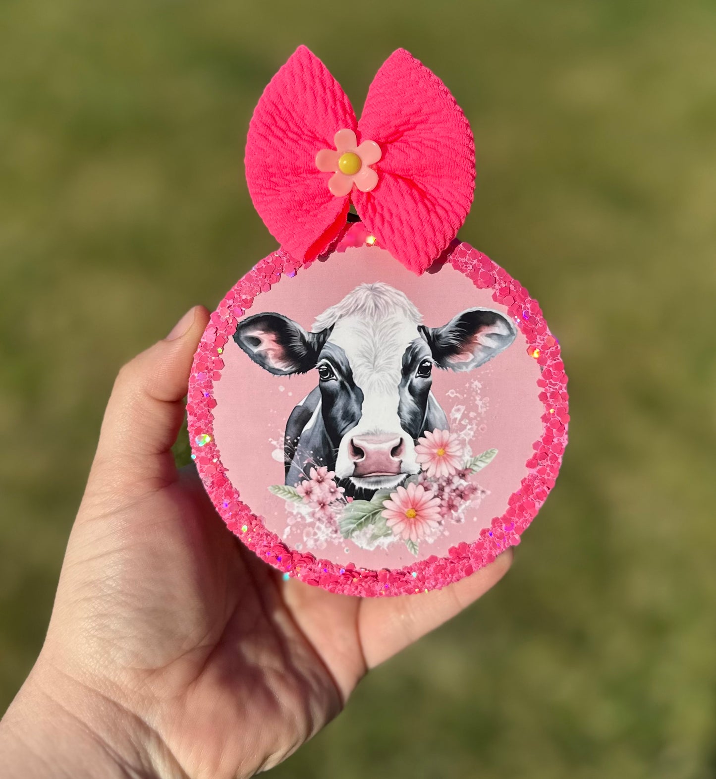 RTS- Floral Cow