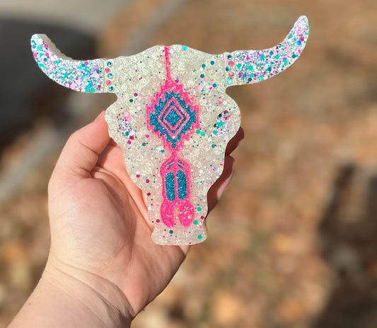 Cotton Candy Aztec Bull