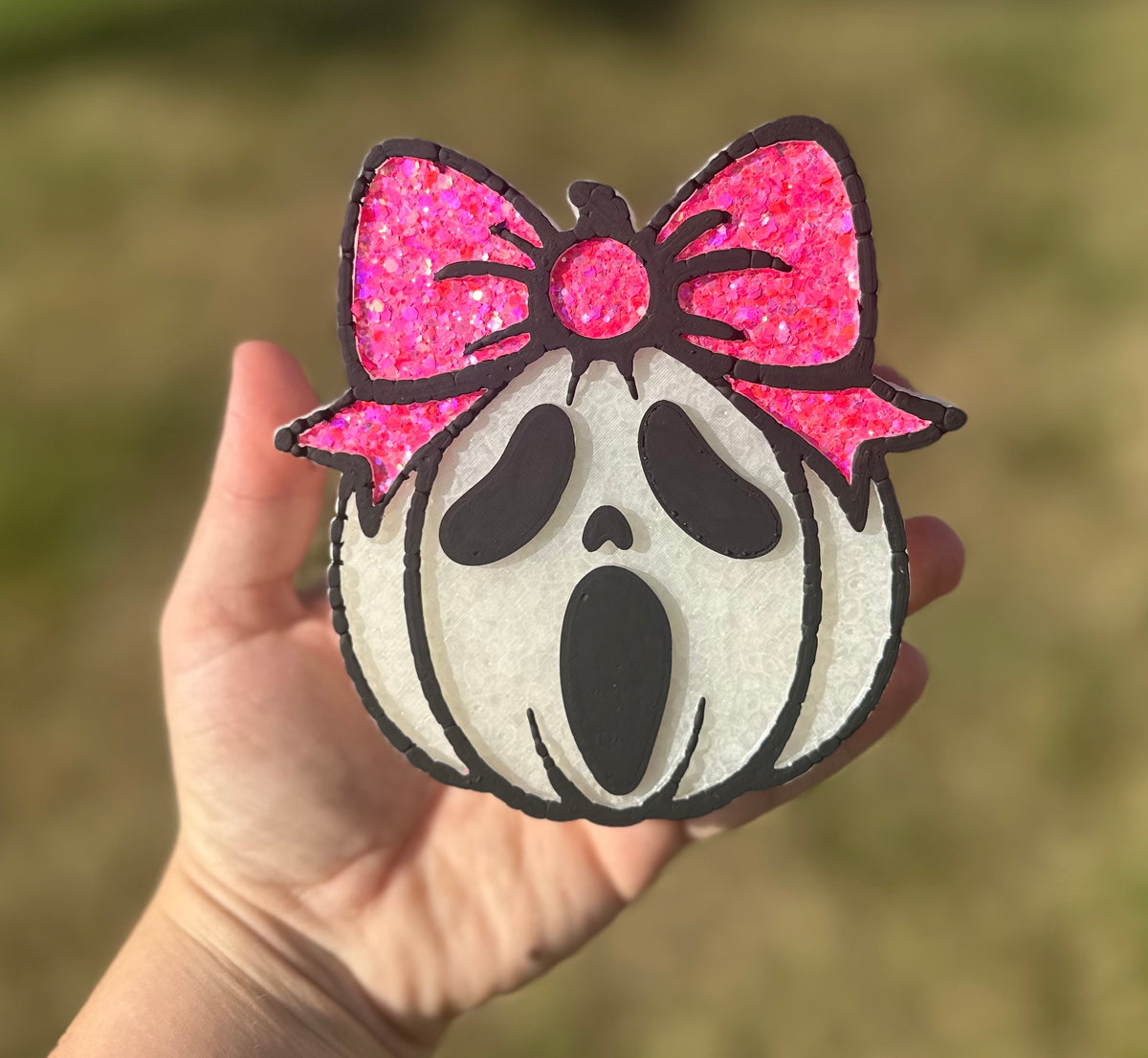 Ghost Face Pumpkin