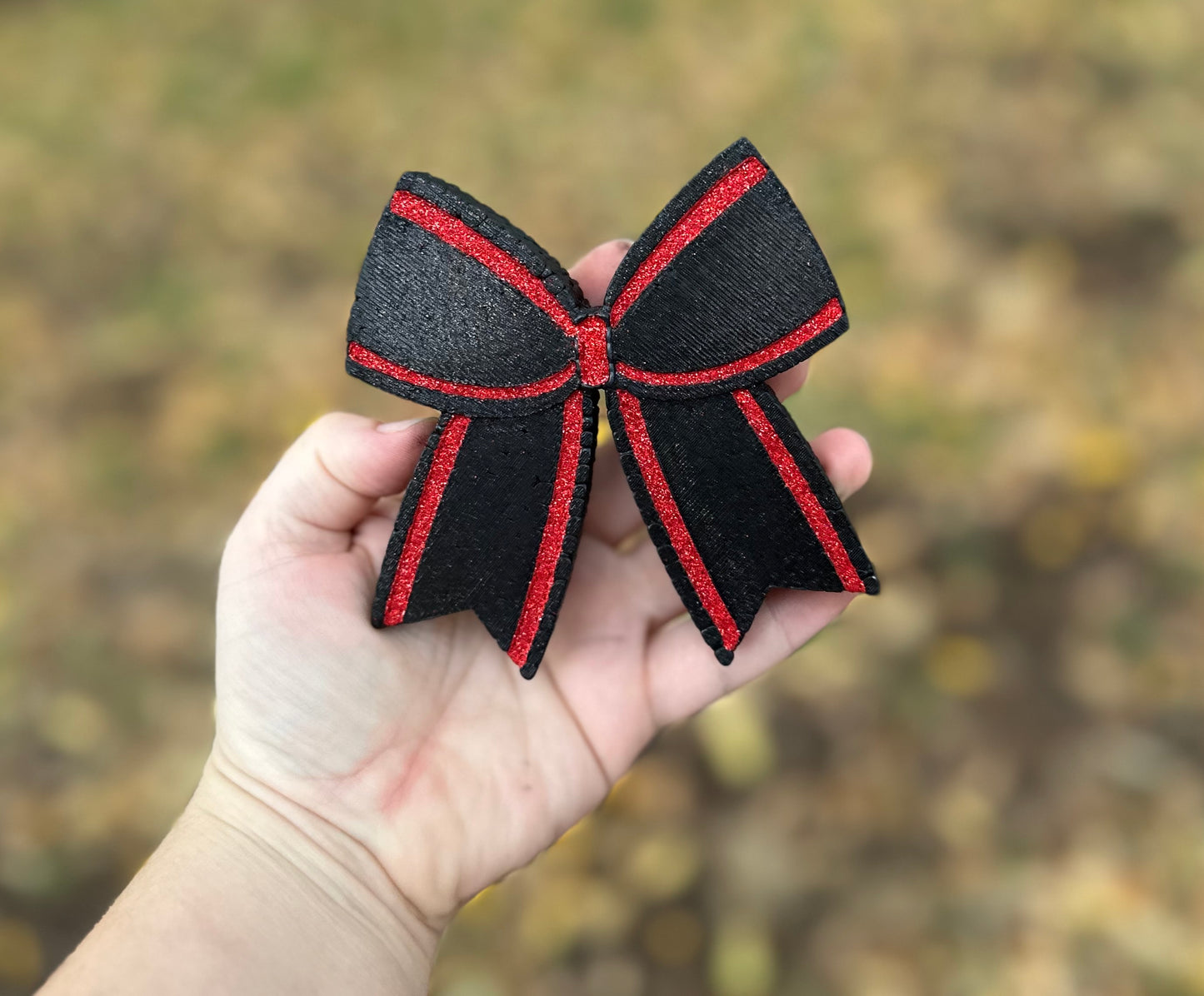 RTS- Cheer Bow Black