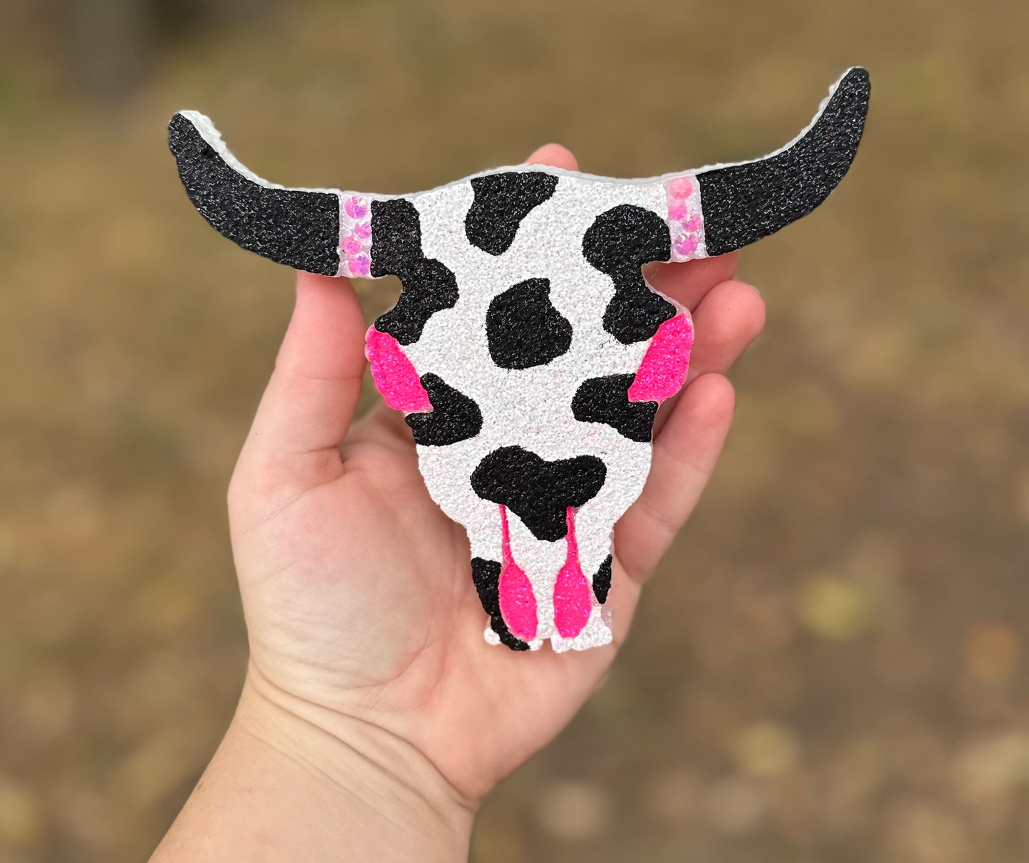 Cow Print Aztec Bull