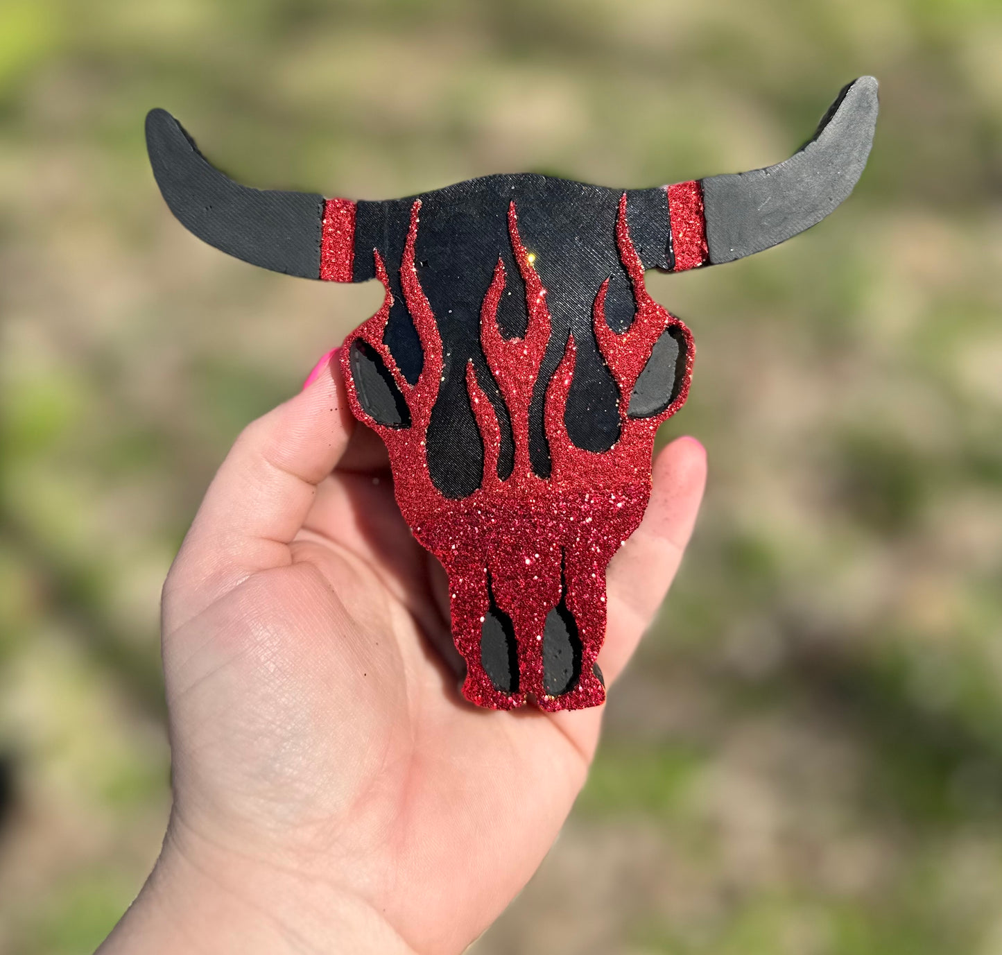 Flame Aztec Bull