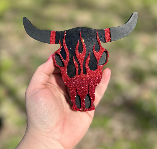 Flame Aztec Bull