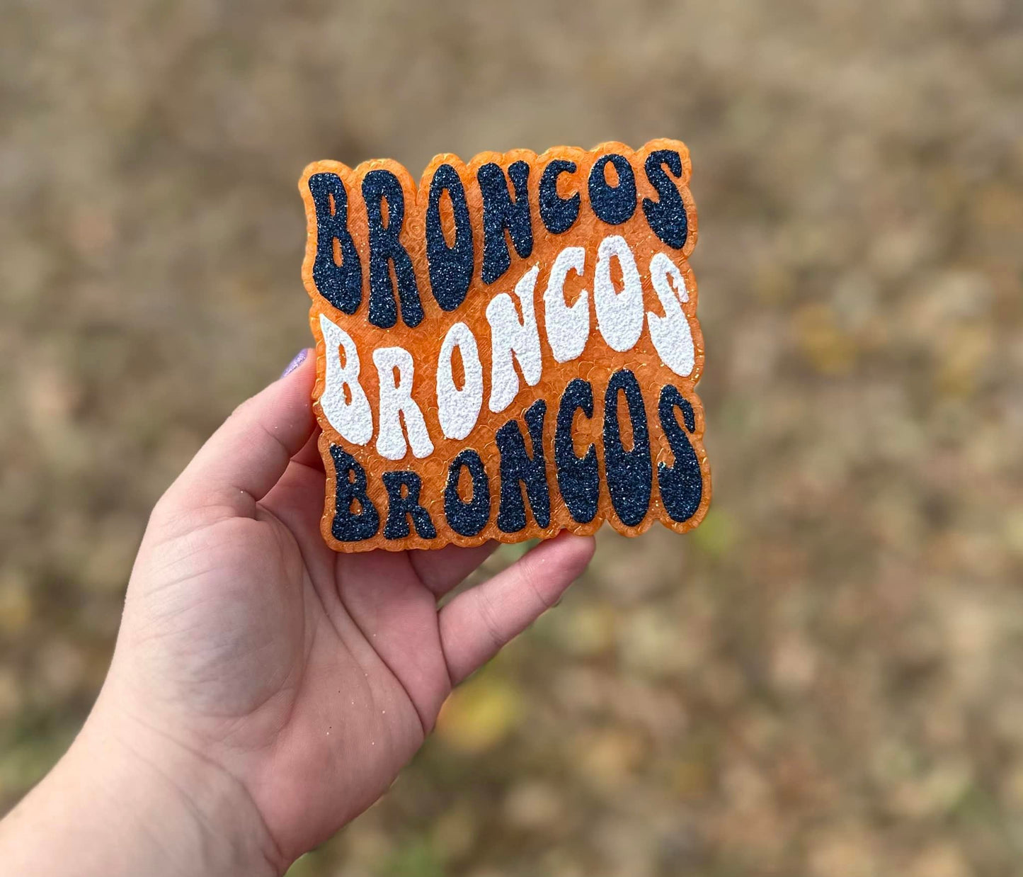 Broncos Retro Text