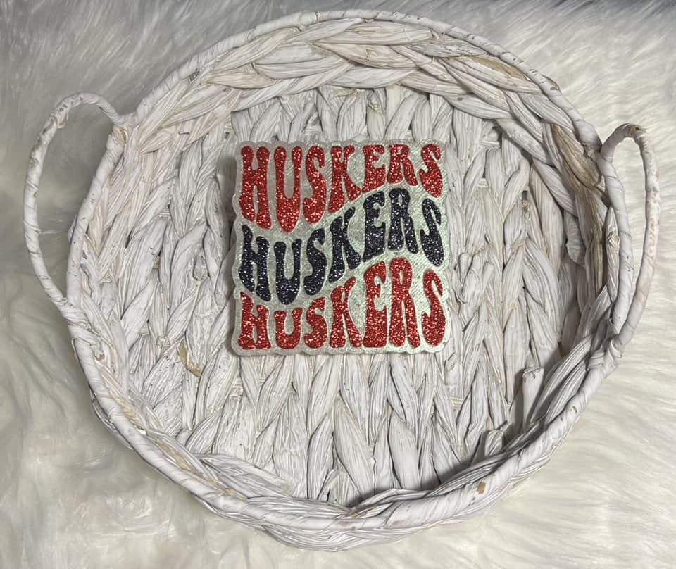 Huskers Retro Text