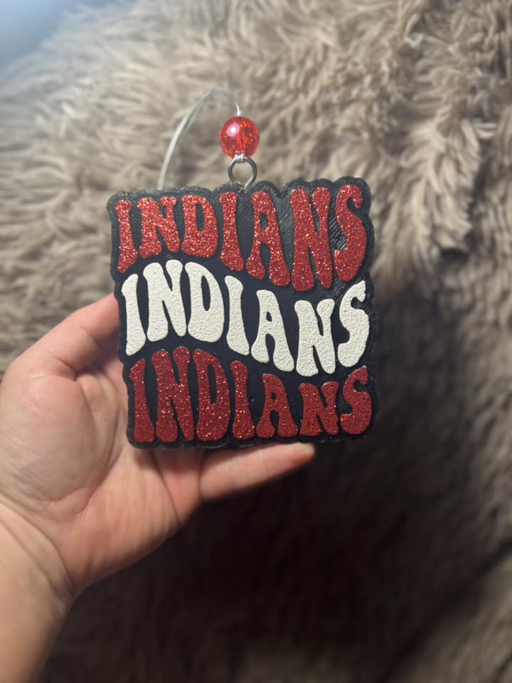 Indians Retro Text